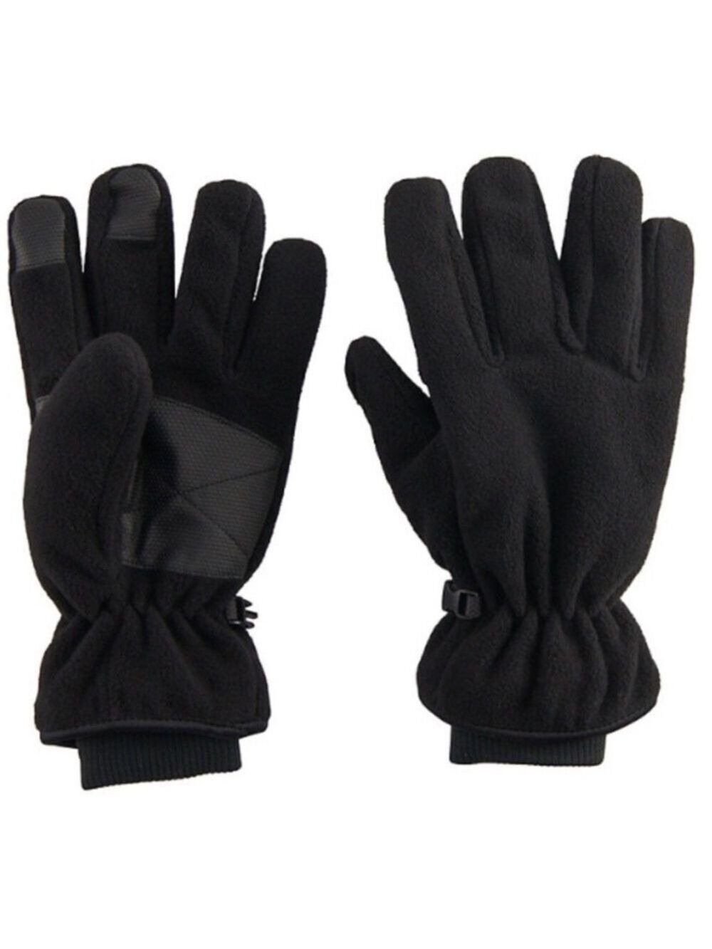 Men's Tek Gear Black Warm Tek Touchscreen Micro Fleece Gloves L/XL